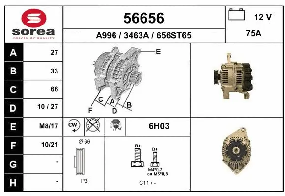 Alternator (56656)