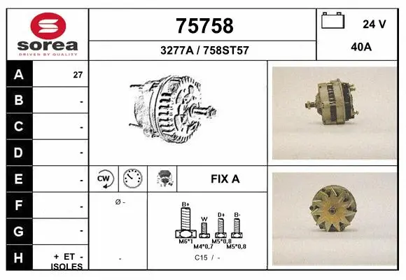 Alternator (75758)