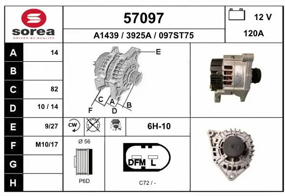 Alternator (57097)