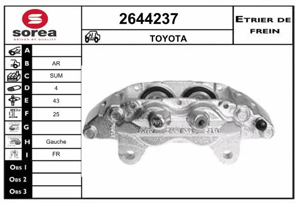 Brake Caliper (2644237)