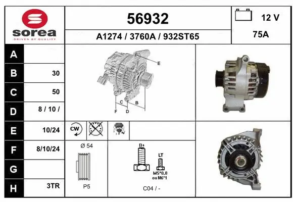 Alternator (56932)