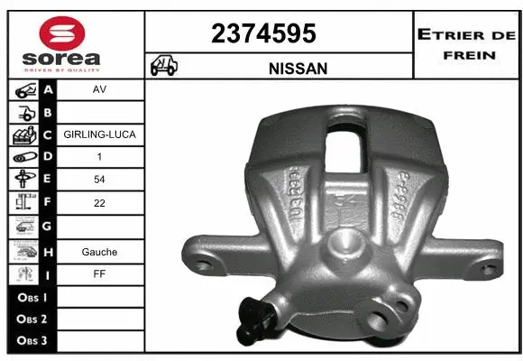 Brake Caliper (2374595)