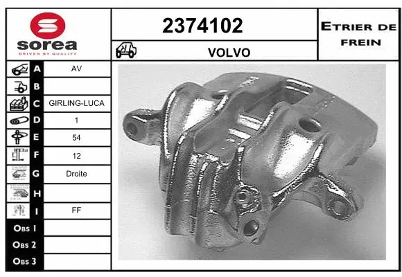 Brake Caliper (2374102)