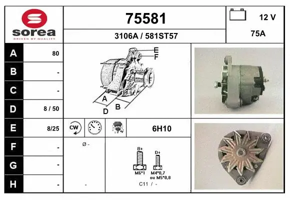 Alternator (75581)