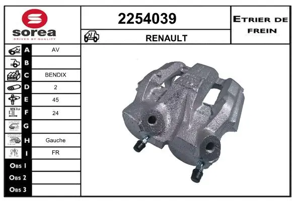 Brake Caliper (2254039)
