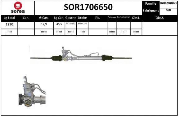 Steering Gear (SOR1706650)