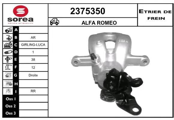 Brake Caliper (2375350)