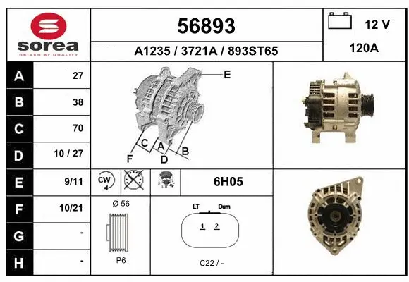 Alternator (56893)