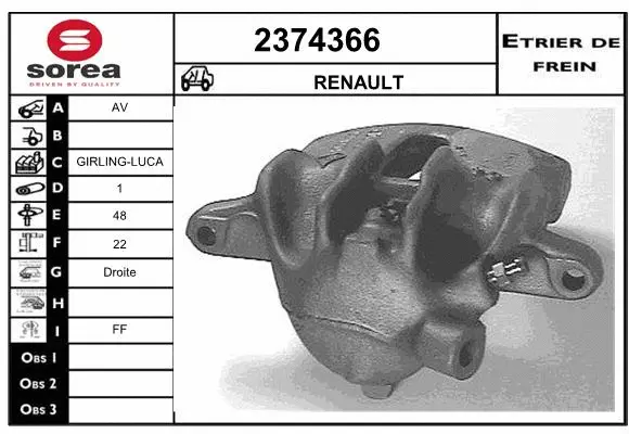 Brake Caliper (2374366)