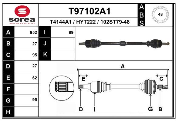 Drive Shaft (T97102A1)