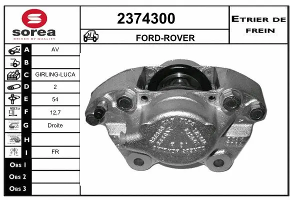 Brake Caliper (2374300)