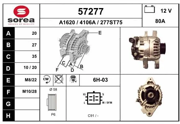 Alternator (57277)