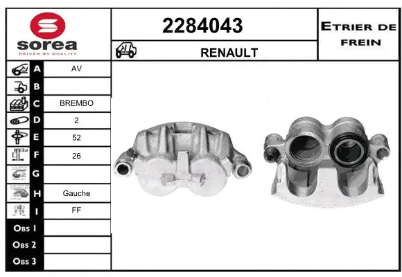 Brake Caliper (2284043)