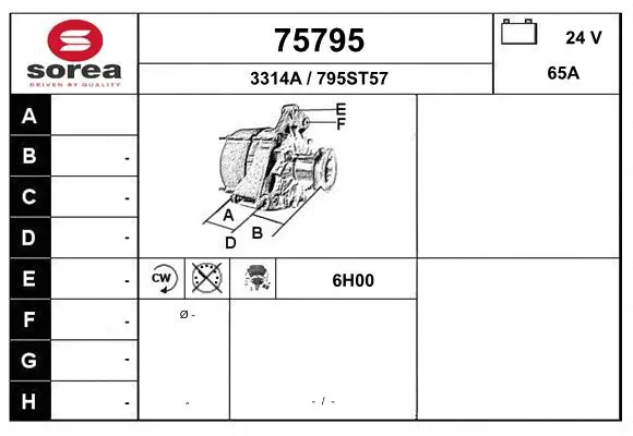 Alternator (75795)