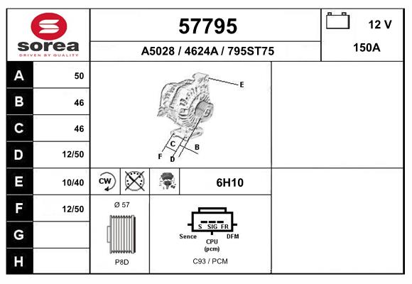 Alternator (57795)