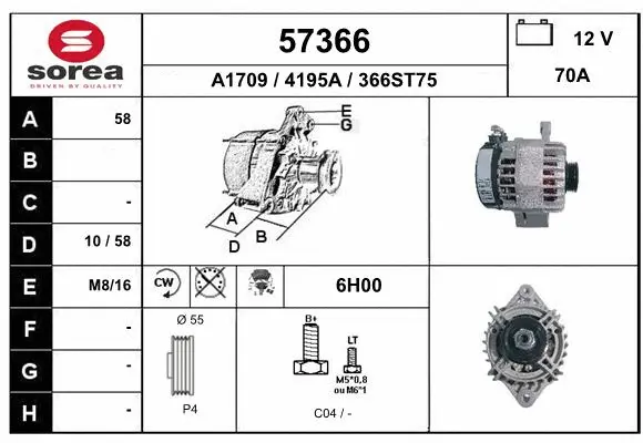 Alternator (57366)