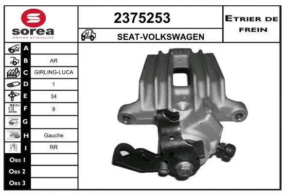Brake Caliper (2375253)