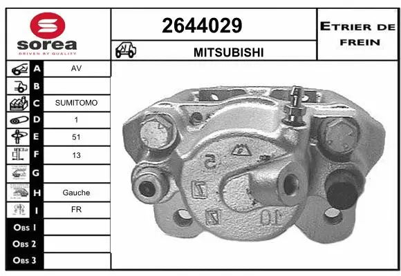 Brake Caliper (2644029)