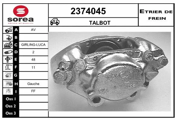 Brake Caliper (2374045)