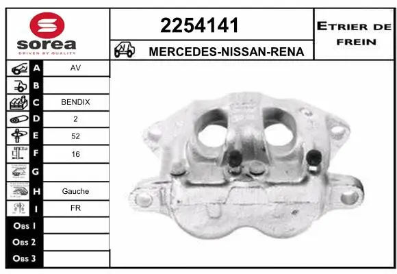 Brake Caliper (2254141)