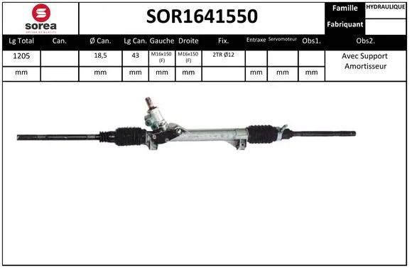 Steering Gear (SOR1641550)