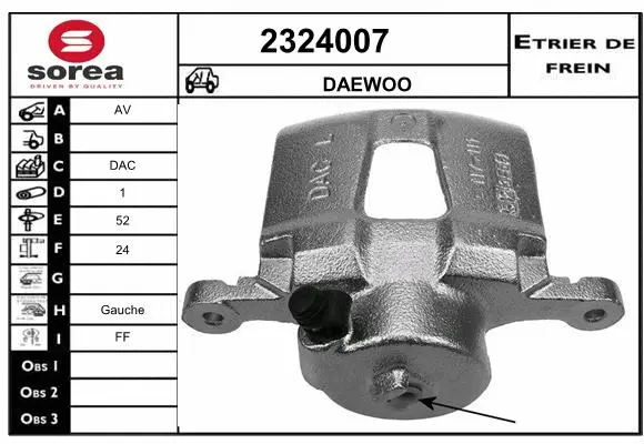 Brake Caliper (2324007)