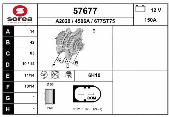 Alternator (57677)