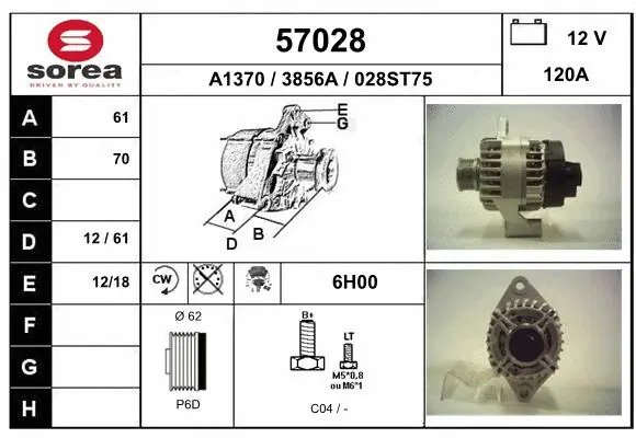 Alternator (57028)
