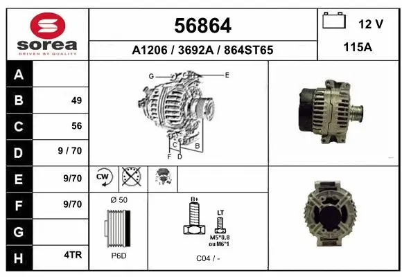 Alternator (56864)