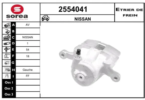 Brake Caliper (2554041)