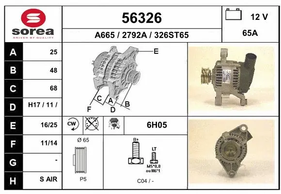 Alternator (56326)