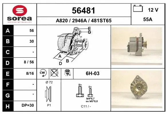 Alternator (56481)