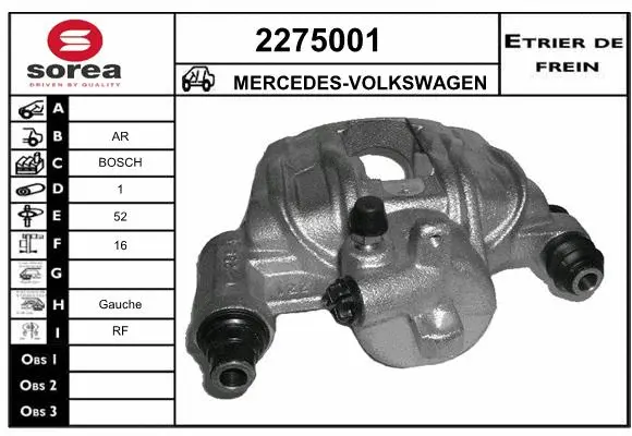 Brake Caliper (2275001)