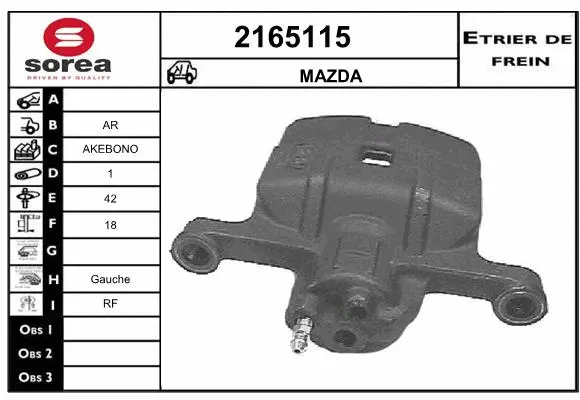 Brake Caliper (2165115)