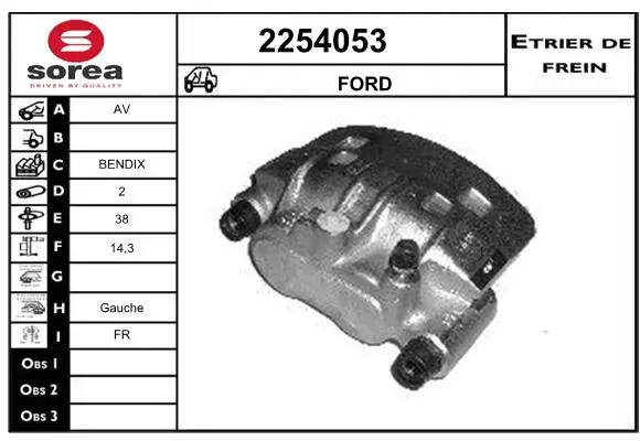 Brake Caliper (2254053)