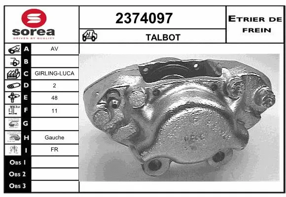 Brake Caliper (2374097)