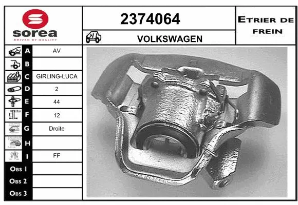 Brake Caliper (2374064)