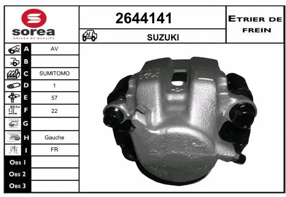 Brake Caliper (2644141)
