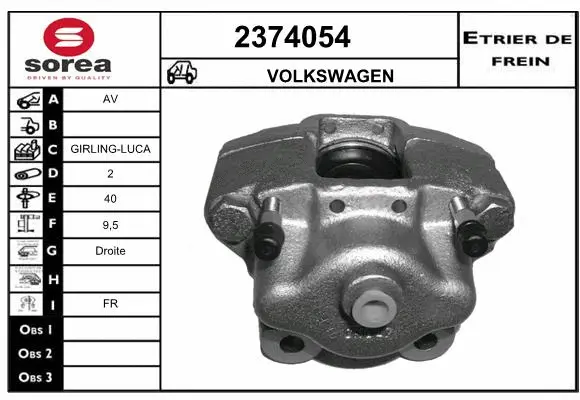 Brake Caliper (2374054)