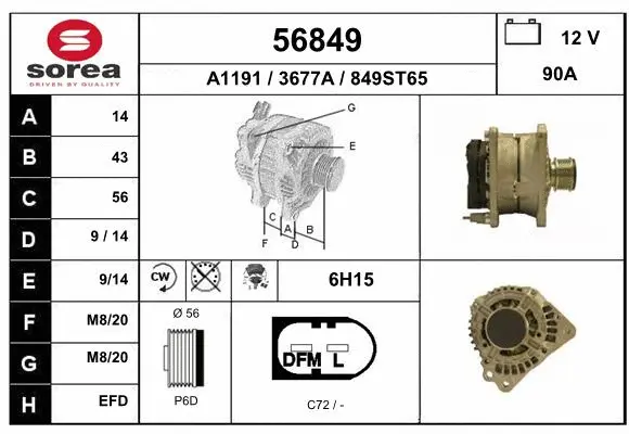 Alternator (56849)