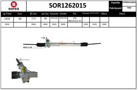 Steering Gear (SOR1262015)