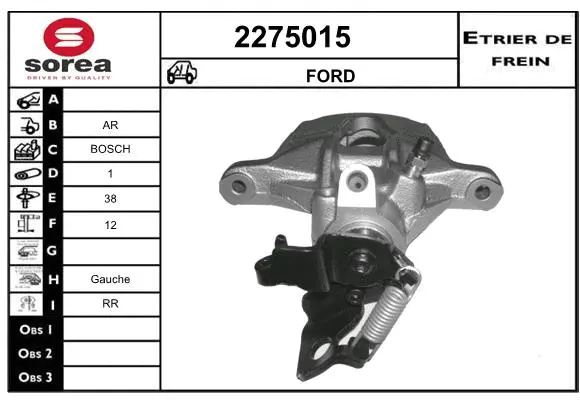 Brake Caliper (2275015)