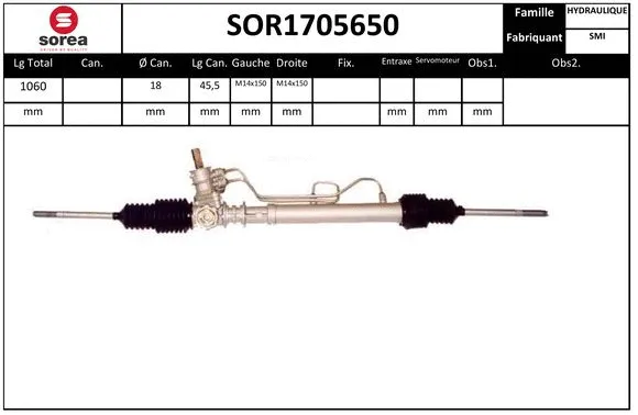 Steering Gear (SOR1705650)