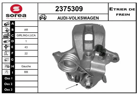Brake Caliper (2375309)