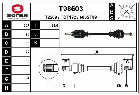 Drive Shaft (T98603)