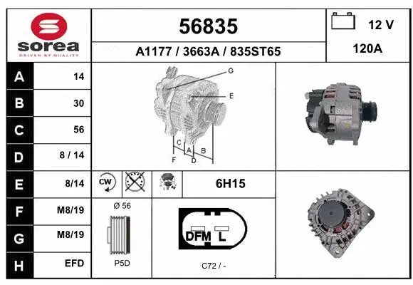 Alternator (56835)