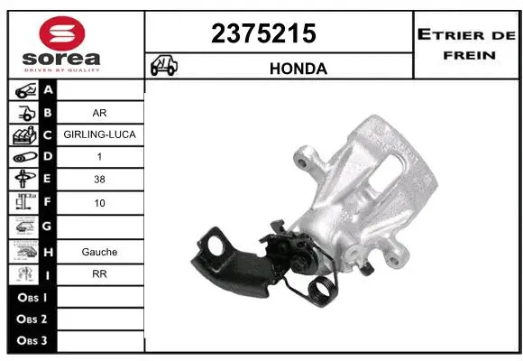 Brake Caliper (2375215)