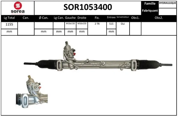 Steering Gear (SOR1053400)