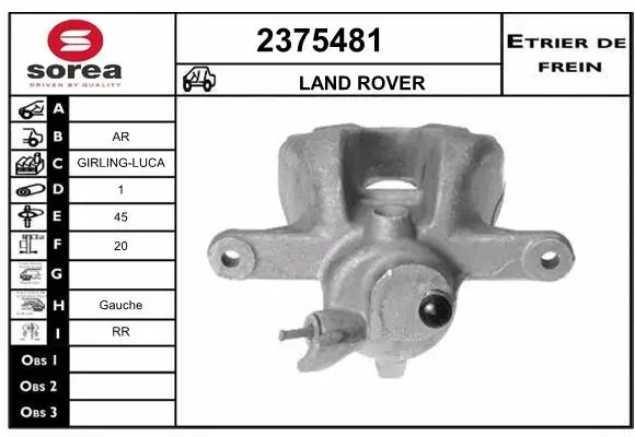Brake Caliper (2375481)