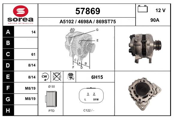 Alternator (57869)